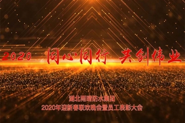 湖北雨晴防水集團2020年迎新春聯(lián)歡晚會_2